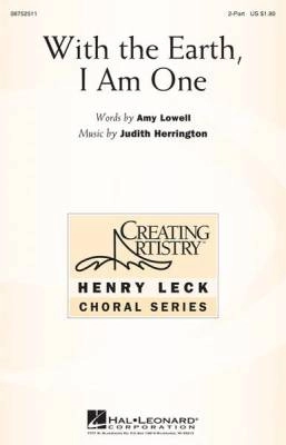 Hal Leonard - With the Earth, I Am One