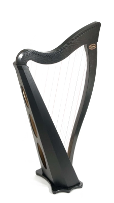 Ravenna 34-String Harp with C, F & B Levers - Black