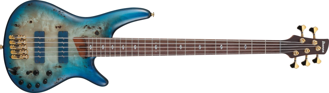 SR Prestige 5-String Electric Bass - Ghost Fleet Blue Burst