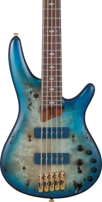 SR Prestige 5-String Electric Bass - Ghost Fleet Blue Burst