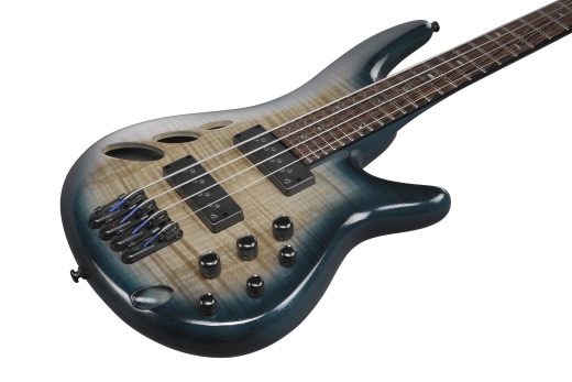 SR Bass Workshop 4-String Electric Bass - Cosmic Blue Starburst Low Gloss