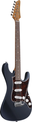 AZ Prestige 6-String Electric Guitar with Hardshell Case - Dark Tide Blue Flat