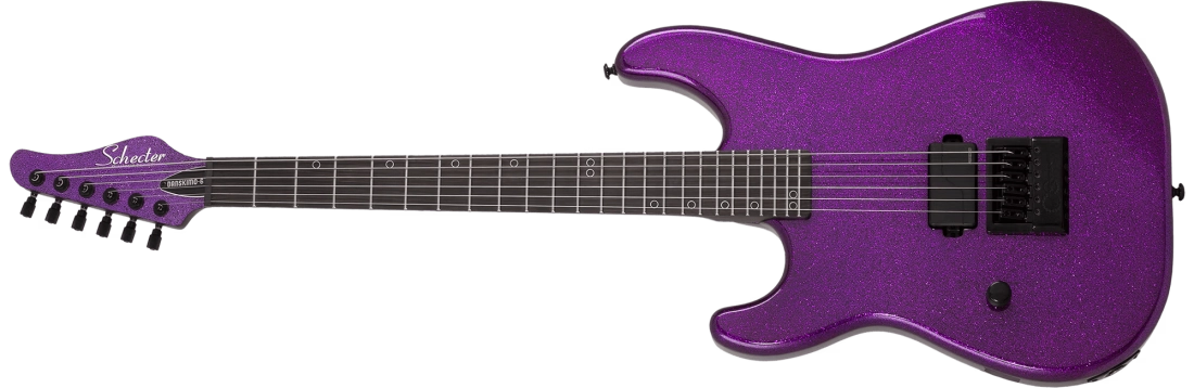 Daniel Haniss Danskimo-6 Electric Guitar - Purple Sparkle (Left Handed)