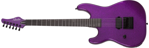 Schecter - Daniel Haniss Danskimo-6 Electric Guitar - Purple Sparkle (Left Handed)