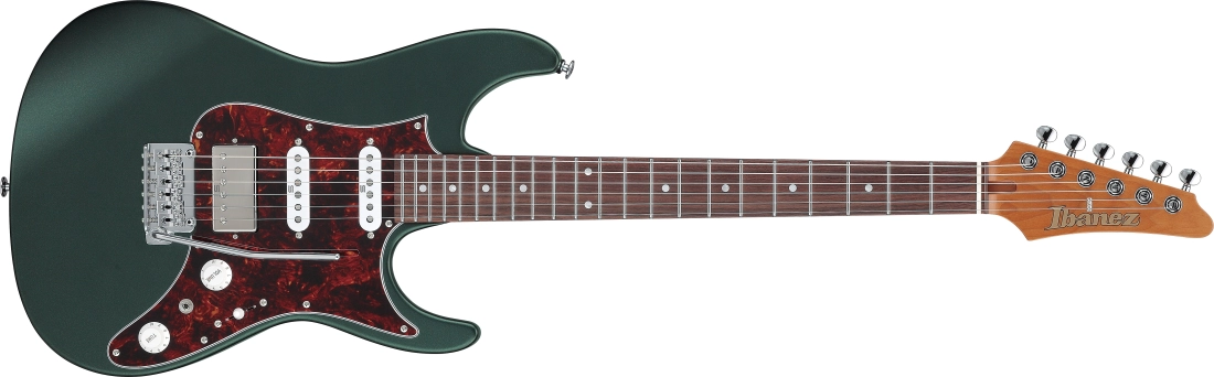 AZ Prestige 6-String Electric Guitar with Hardshell Case - Ivy Green Metallic Flat