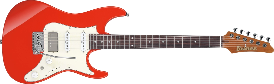 AZ Prestige 6-String Electric Guitar with Hardshell Case - Vermillion Red