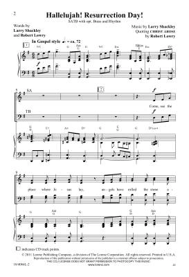 Hallelujah! Resurrection Day! -  Shackley - SATB