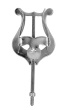 Trophy - Nickel-Plated Clarinet Lyre