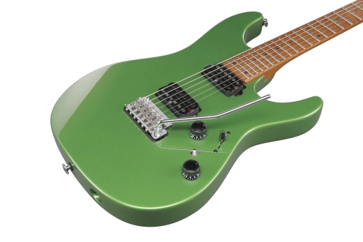 AZ Prestige 6-String Electric Guitar with Hardshell Case - Apple Green Metallic