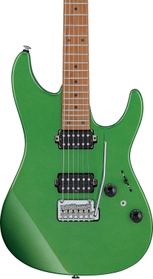 AZ Prestige 6-String Electric Guitar with Hardshell Case - Apple Green Metallic