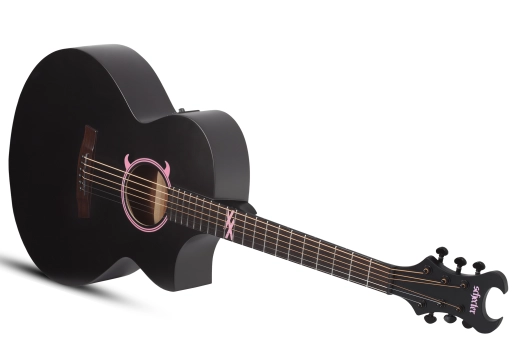 Machine Gun Kelly Acoustic/Electric Guitar - Satin Black