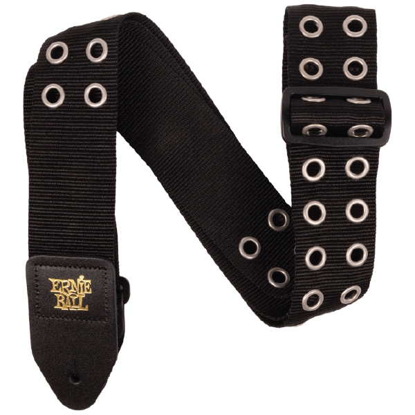 Hole Lotta Metal Premium Guitar Strap - Silver