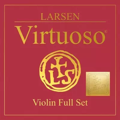 Larsen Strings - Virtuoso 4/4 Violin String Set with Ball E - Medium