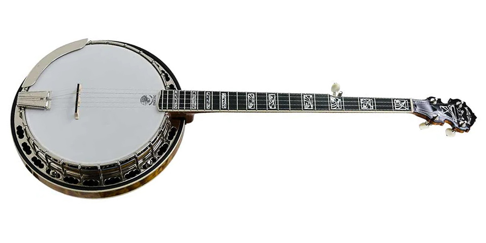 Tony Trischka Silver Clipper Banjo with Hardshell Case