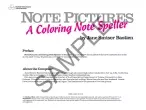 Note Pictures: A Coloring Note Speller - Bastien - Piano - Book