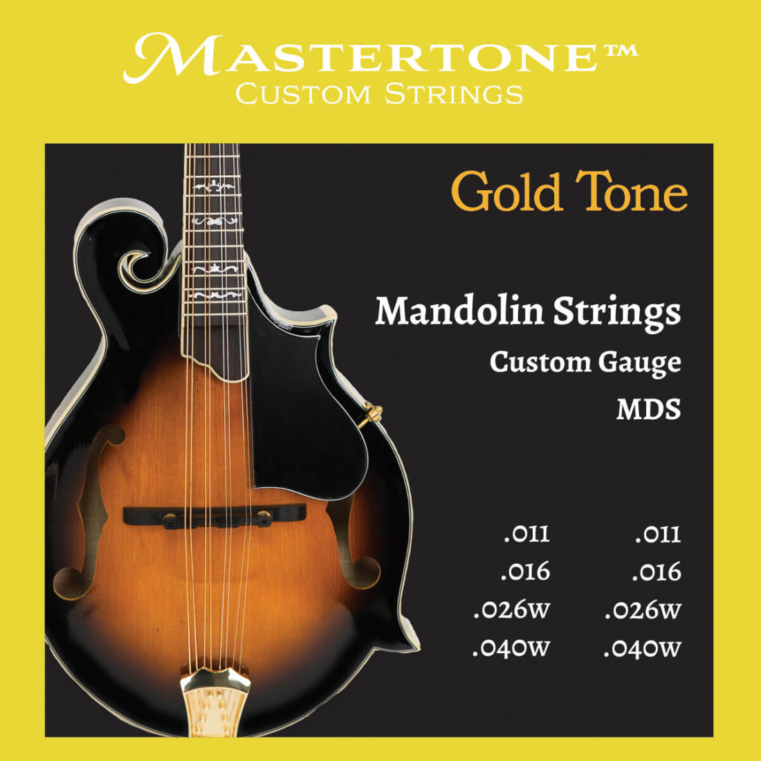 MDS Mandolin Strings - Custom Gauge