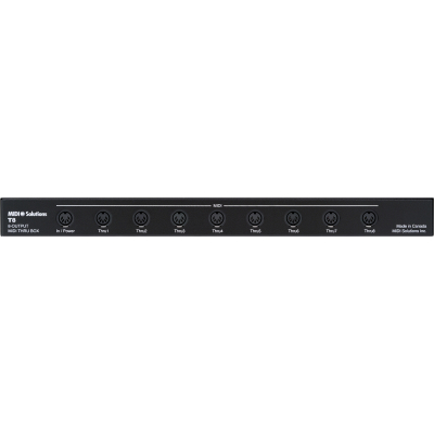 T8 MultiVoltage 8-output MIDI Thru Box