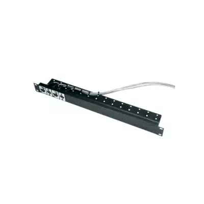 Middle Atlantic - 1 RU Universal Connector Panel with Cable Shelf