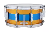 Classic Maple 6.5x14\'\' Snare Drum - Blue/Orange Triband