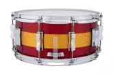 Classic Maple 6.5x14\'\' Snare Drum - Red/Orange Triband
