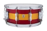 Ludwig Drums - Classic Maple 6.5x14 Snare Drum - Red\/Orange Triband