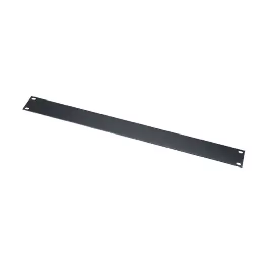 1 RU Flat Blank Rack Panel - Steel