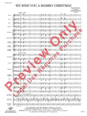We Wish You a Mambo Christmas - Morales - Concert Band - Gr. 5
