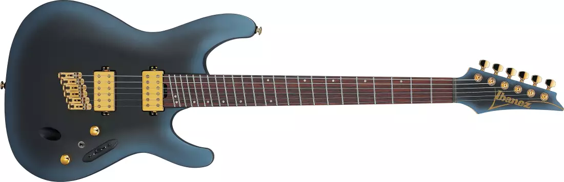 S Axe Design Lab Multi-Scale 6-String Electric Guitar - Midnight Arctic Ocean Matte