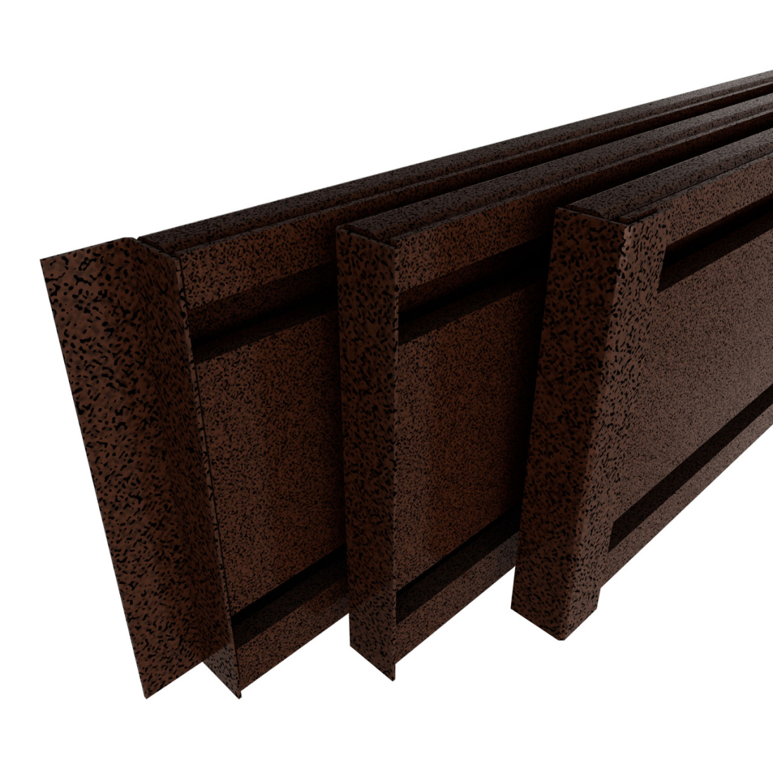 4.5\'\' Endcap for Slatwall Rail - Copper