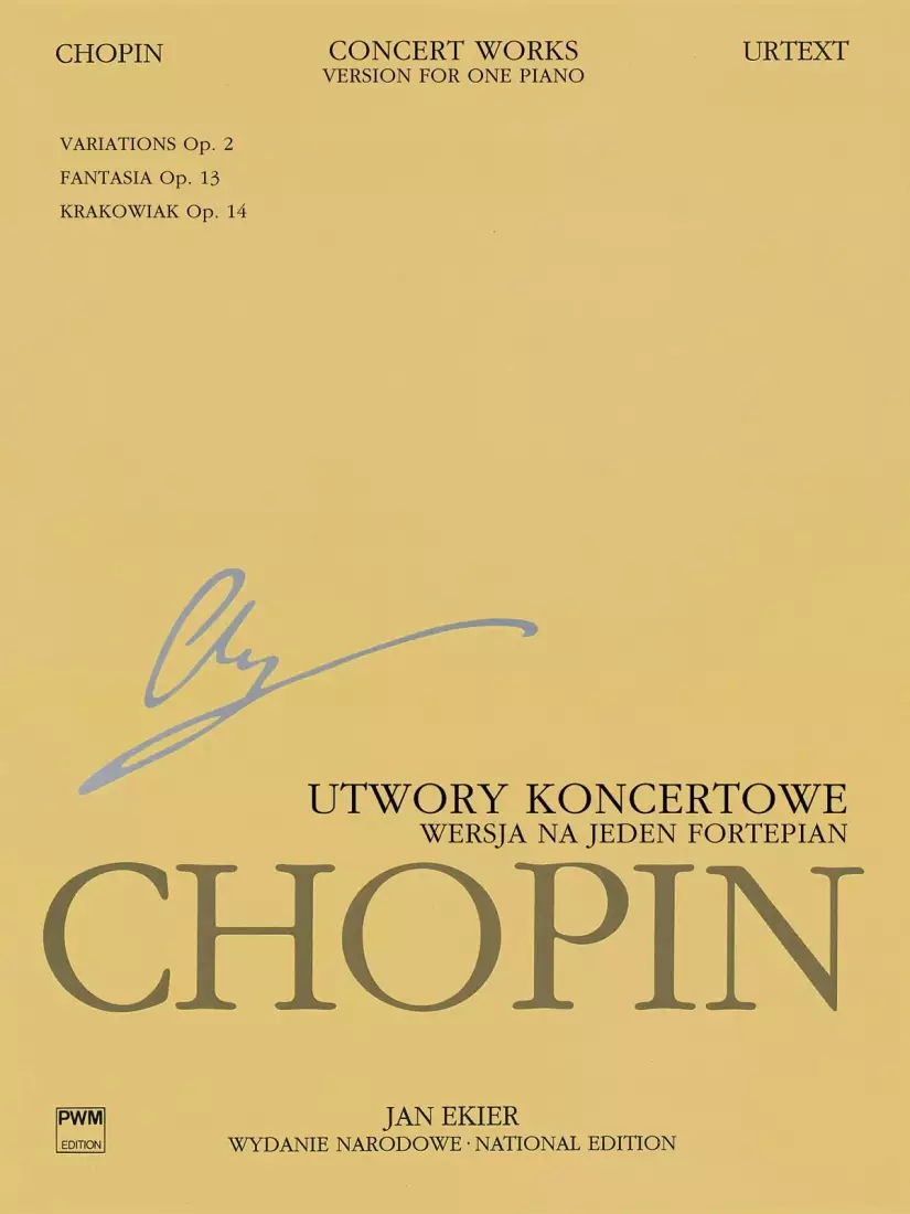 Concert Works for Piano and Orchestra, Version for One Piano (Chopin National Edition Vol. XIVa) - Chopin/Ekier - Piano - Book