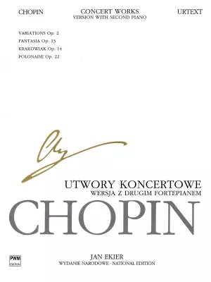 PWM Edition - Concert Works for Piano and Orchestra, Version with Second Piano (Chopin National Edition) - Chopin/Ekier - 2 Pianos, 4 Hands - Book