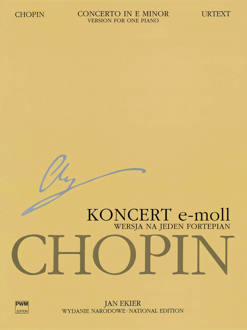 Concerto No. 1 in E Minor Op. 11, Version for One Piano (Chopin National Edition, A. XIIIa Vol. 13) - Chopin/Ekier - Piano - Book