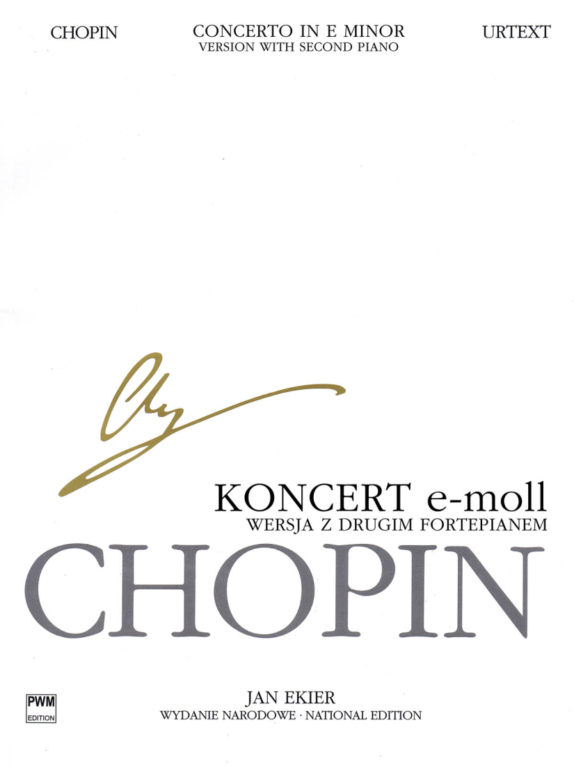 Concerto in E Minor Op. 11, Version with Second Piano (Chopin National Edition 30B, Vol. Vla) - Chopin/Ekier - 2 Pianos, 4 Hands - Book