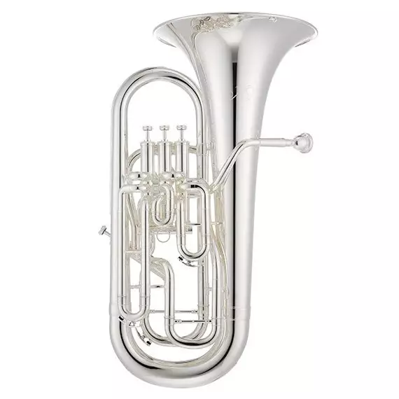 1270 Bb Compensating Euphonium with 3+1 Valves - Silver-Plated