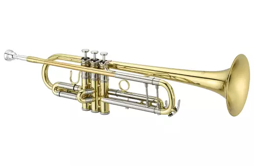 XO Professional Brass - 1602 Bb Trumpet with Reverse Lead-Pipe, Yellow Brass Bell and Faster Taper - Lacquer