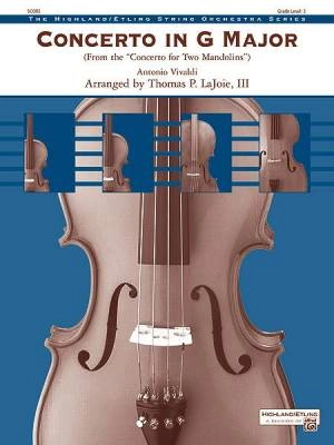 Alfred Publishing - Concerto in G Major (from the <i>Concerto for Two Mandolins</i>)