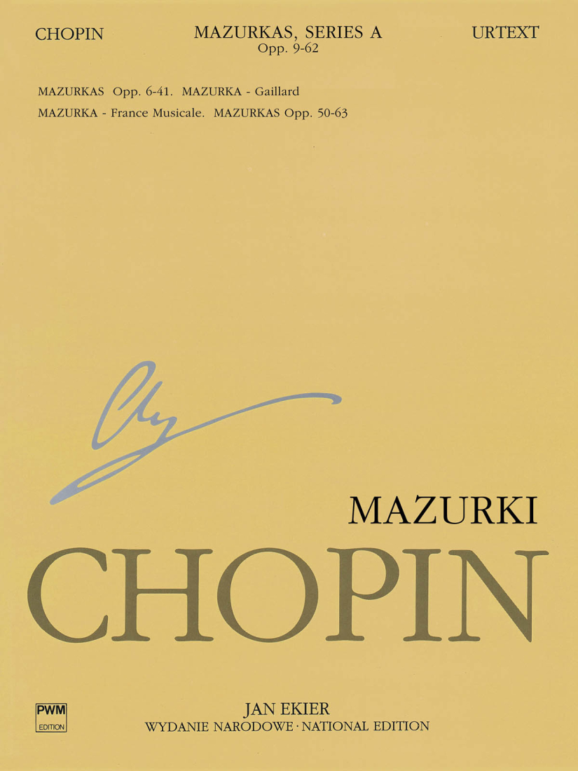 Mazurkas (Chopin National Edition 4A, Vol. IV) - Chopin/Ekier - Piano - Book
