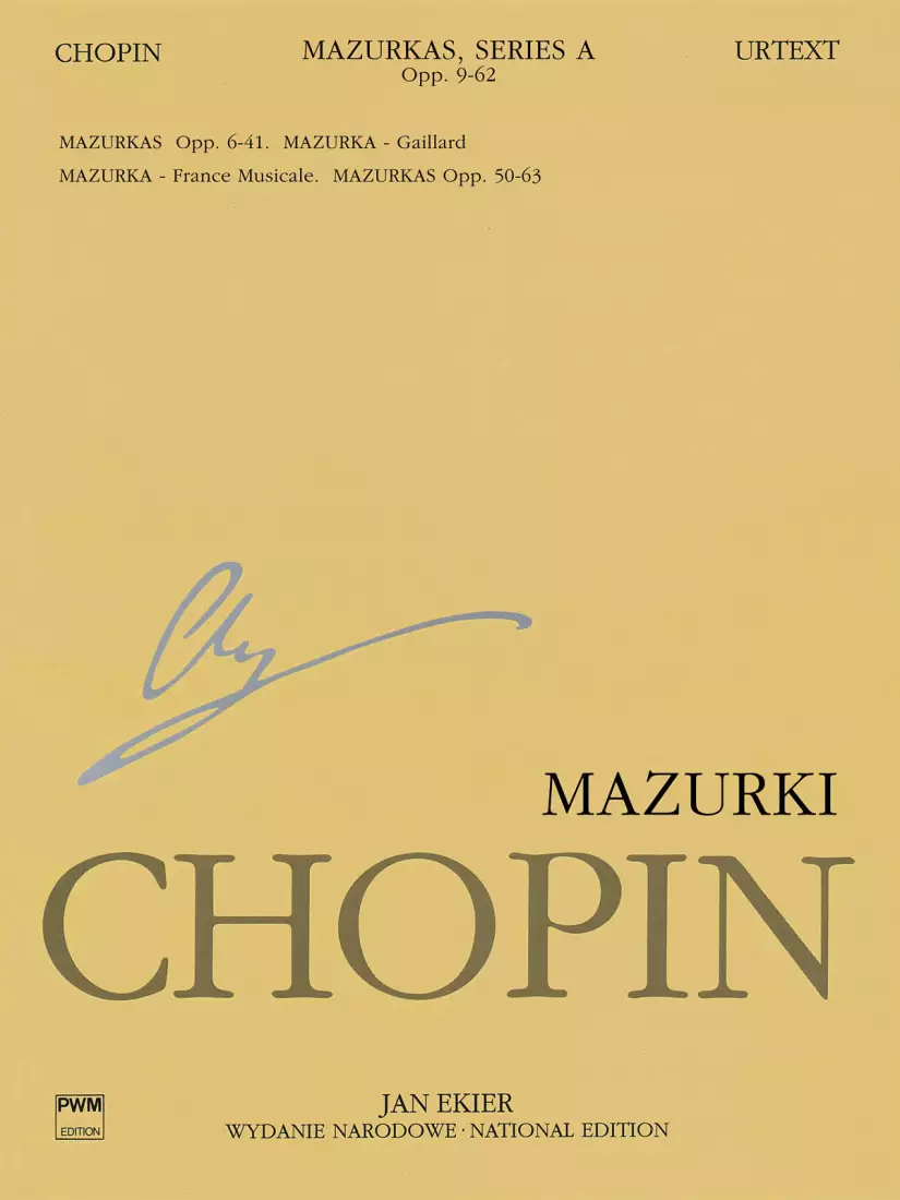 Mazurkas (Chopin National Edition 4A, Vol. IV) - Chopin/Ekier - Piano - Book