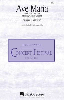 Hal Leonard - Ave Maria - Bach/Gounod/Shaw - SSA