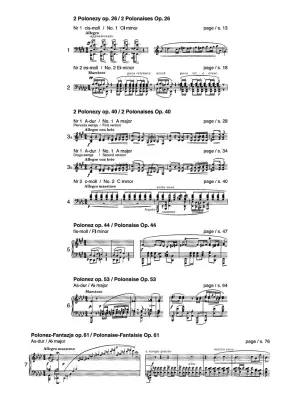 Polonaises Series A: Ops. 26, 40, 44, 53, 61 (Chopin National Edition 6A, Volume VI) - Chopin/Ekier - Piano - Book