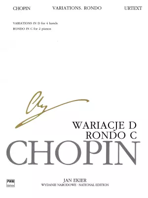 PWM Edition - Rondo in C Major, Variations in D Major - Chopin/Ekier - Two Pianos, Four Hands - Book