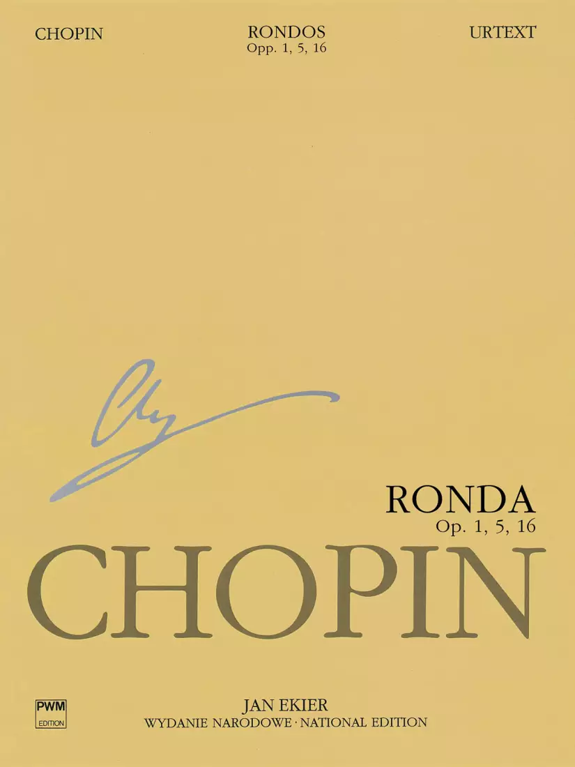 Rondos for Piano (Chopin National Edition Vol. VIIIA) - Chopin/Ekier - Piano - Book