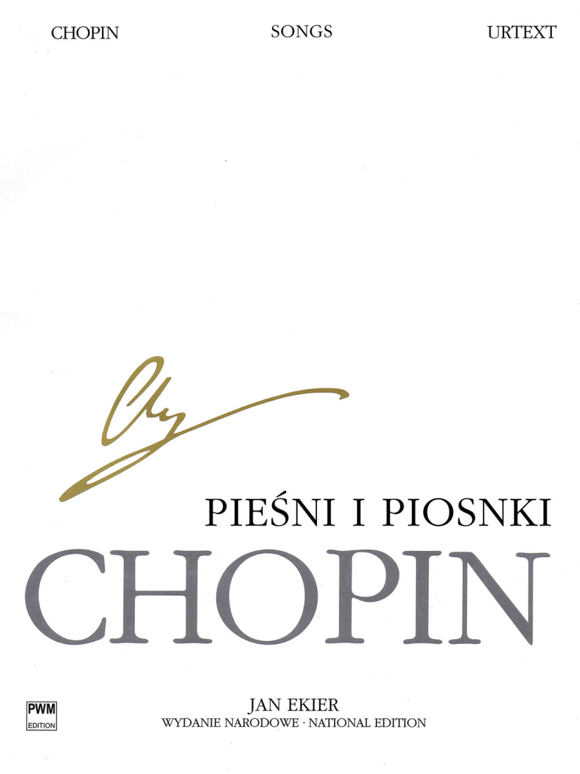 Songs for Voice and Piano (Chopin National Edition 27B, Vol. III) - Chopin/Ekier - Voice/Piano - Book