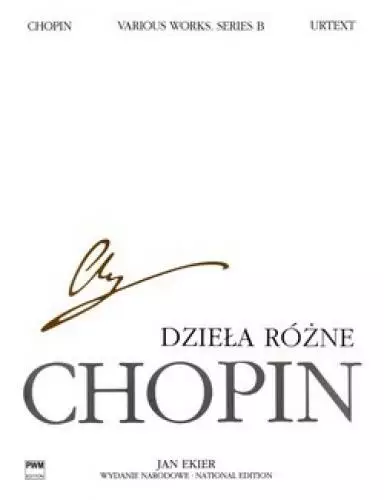 Various Works, Variations in E and Sonata in C Minor (Chopin National Edition 28B, Volume IV) - Chopin/Ekier - Piano - Book