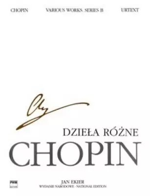 PWM Edition - Various Works, Variations in E and Sonata in C Minor (Chopin National Edition 28B, Volume IV) - Chopin/Ekier - Piano - Book