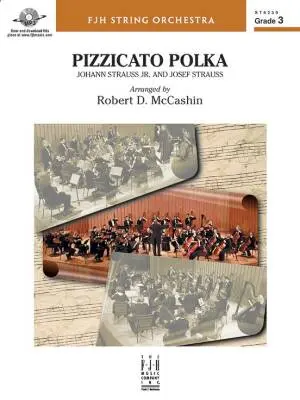 FJH Music Company - Pizzicato Polka - Strauss/McCashin - String Orchestra - Gr. 3