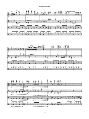 A Samba for Sam - Campo - Flute/Bassoon/Percussion - Score/Parts