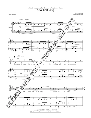 Skye Boat Song - Boulton/Macleod/Smith - TTBB