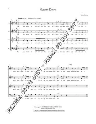 Hunker Down - Stokes - SATB