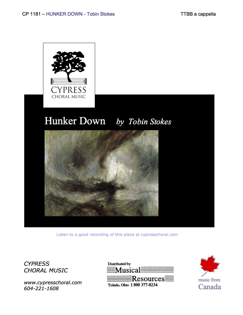 Hunker Down - Stokes - TTBB
